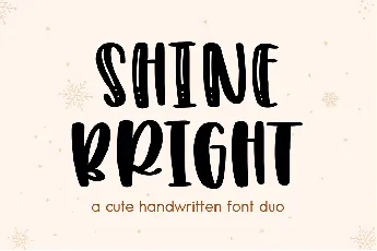 SHINE BRIGHT font