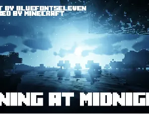 Mining At Midnight font