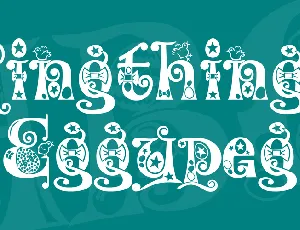 Kingthings Eggypeg font