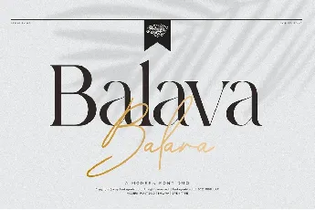 Balava font