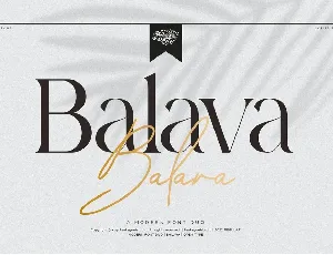 Balava font