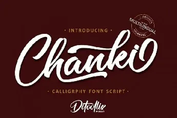 Chanki Calligraphy font