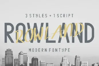 Rowland Typeface font