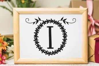 Wedding Monogram Display font