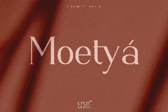 Moetya font