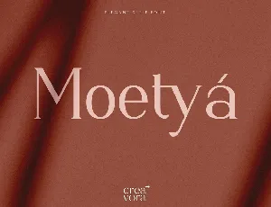 Moetya font