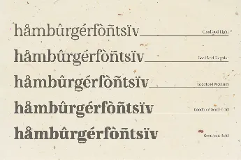 Good Food font