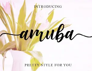 Amuba font