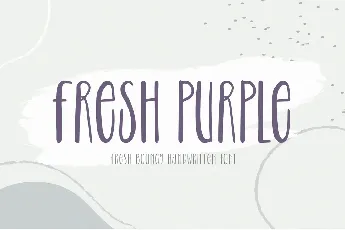 Fresh Purple font