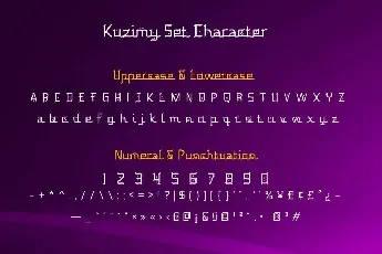 kuzimy font