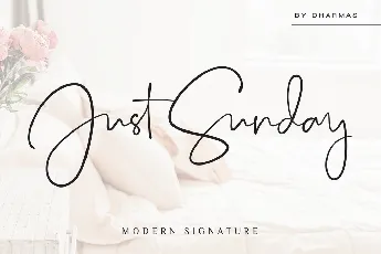 Just Sunday font