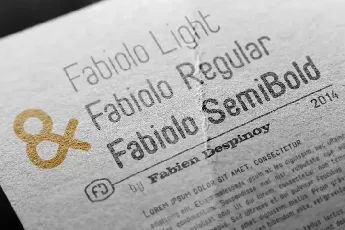 Fabiolo font