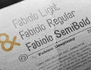 Fabiolo font