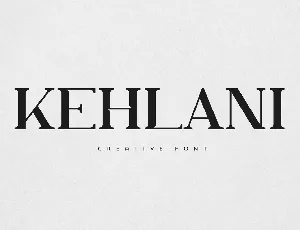 Kehlani font