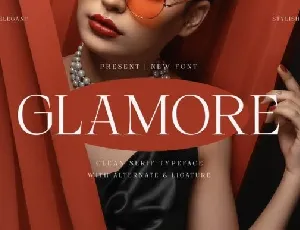 Glamore font