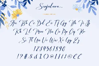 Senjalara font