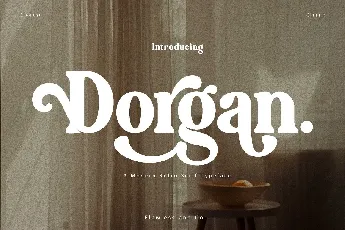 Dorgan font