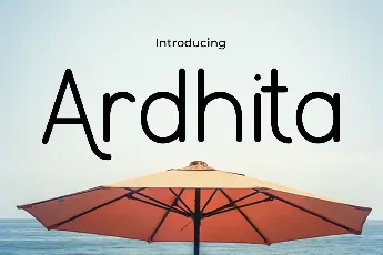 Ardhita font