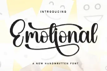 Emotional Script Typeface font