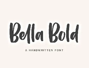 Bella Bold font