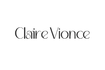 Claire Vionce Demo font