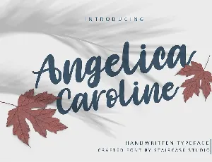 Angelica Caroline Typeface font