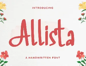 Allista font