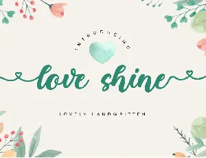 Love Shine font