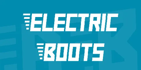 Electric Boots font