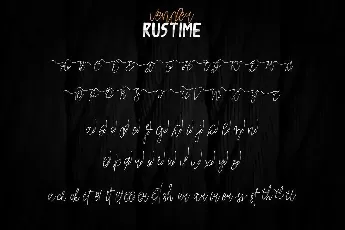 Vender Rustime Demo font