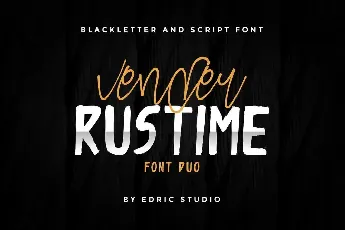 Vender Rustime Demo font