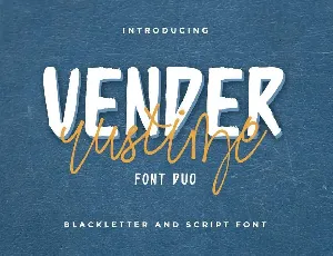 Vender Rustime Demo font