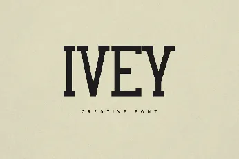 Ivey font