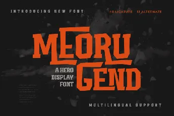 Meoru Gend font