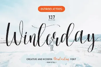 Winterday font