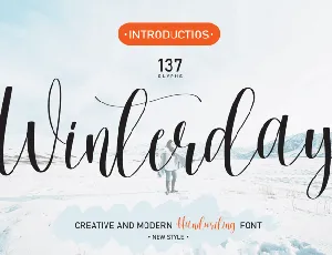 Winterday font