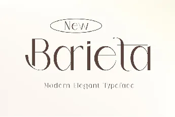 Barieta font