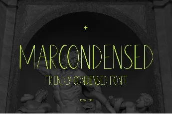 Marcondensed Display font