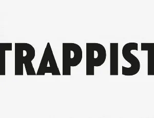 Trappist Sans Serif font