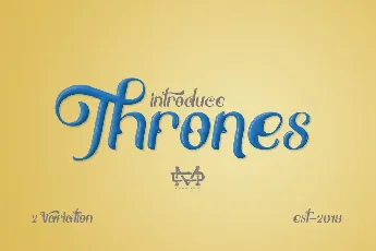 Thrones font