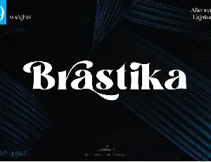 Brastika font