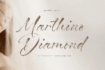 Marthine Diamond font