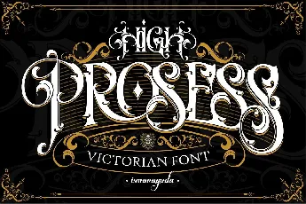 High Prosess font