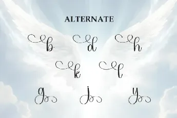 Angel Script Typeface font