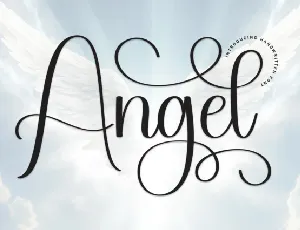 Angel Script Typeface font