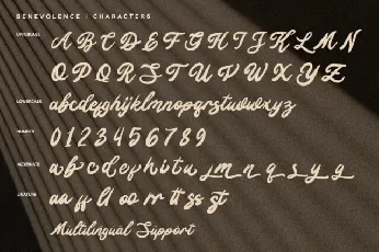 Benevolence font