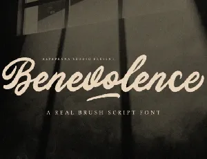 Benevolence font