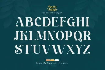 Bright Vintage font