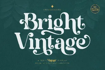 Bright Vintage font