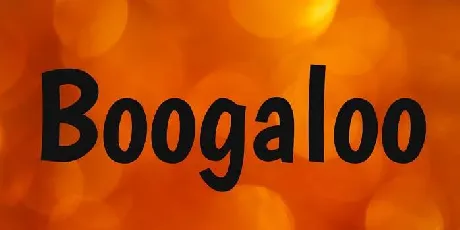 Boogaloo font